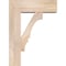 Ekena Millwork Balboa Block Smooth Bracket w/ Offset Brace, Douglas Fir, 7 1/2"W x 22"D x 30"H BKT0806X22X30BOA05SDF - alternate 3